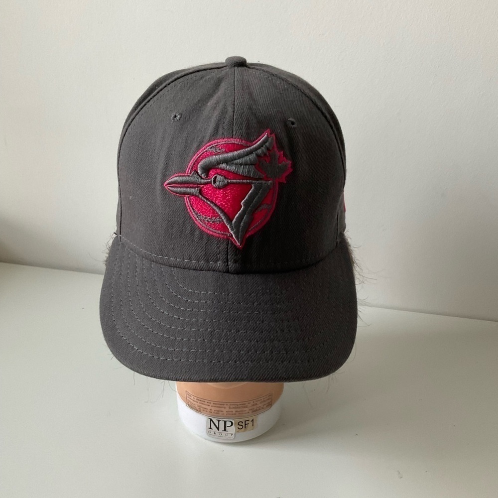Gray and Pink Women's Cap